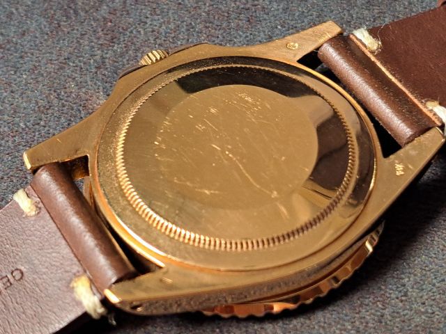Rolex 1675 GMT 18k YG brown nipple dial รูปที่ 9