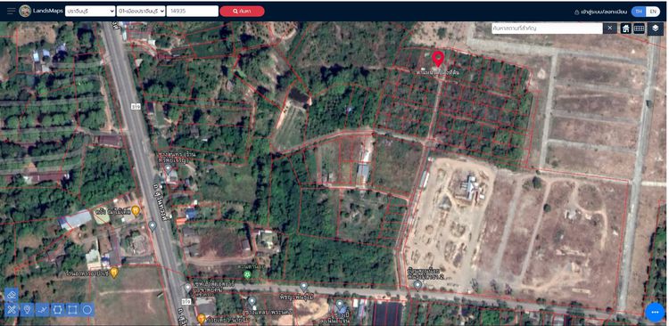 ขายที่ดินเปล่า 116 ตารางวา  ใกล้ศูนย์ราชการปราจีนบุรี รูปที่ 2