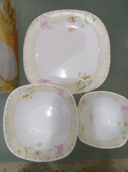 ชุดจานทรงเหลี่ยม 6 ชิ้น Happy Time รูปที่ 2