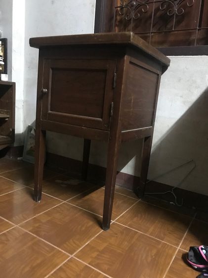 โต๊ะไม้สัก ท๊อปซีเมนต์ งานเก่า รูปที่ 2