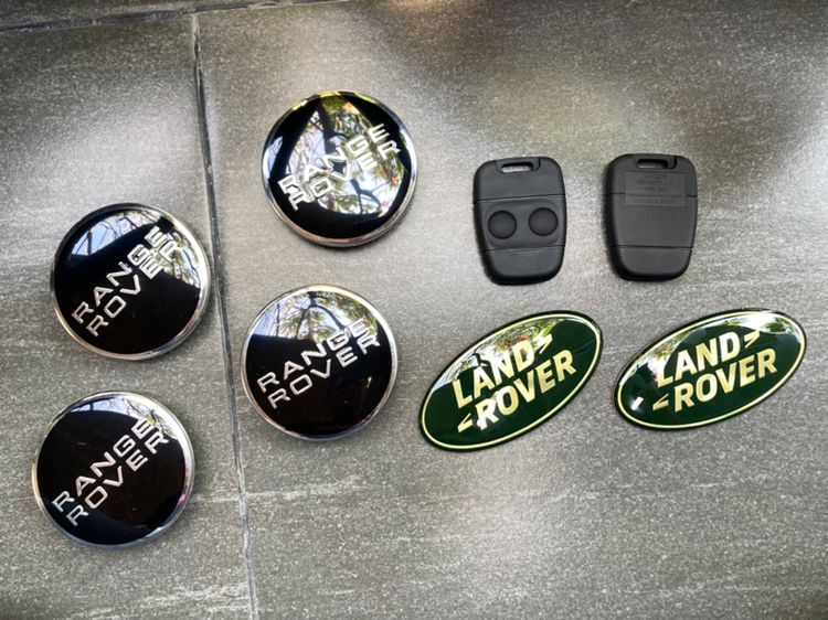 พวงมาลัย Range Rover โฉมปี1994-1999 มือสอง สภาพดี ฝาดุมล้อ โลโก้ กรอบรีโมท รูปที่ 3