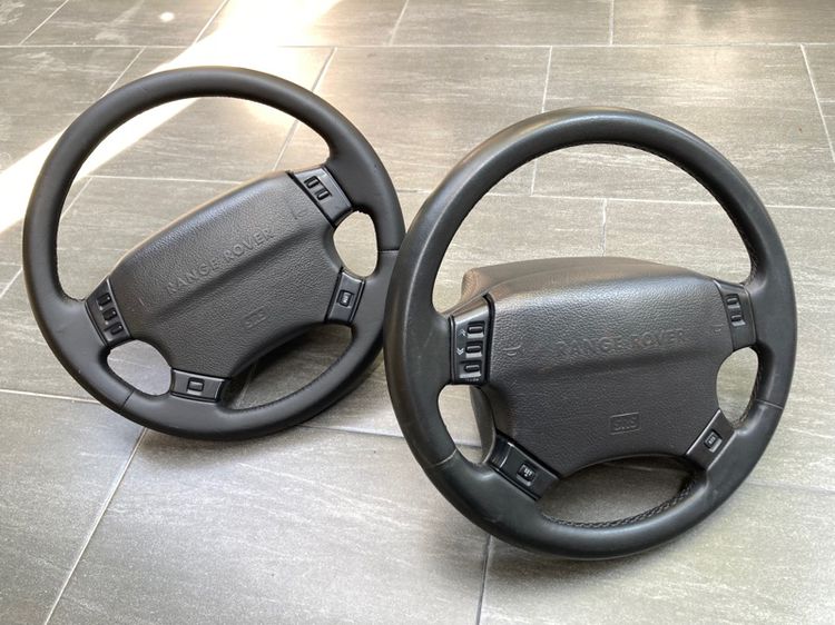 พวงมาลัย Range Rover โฉมปี1994-1999 มือสอง สภาพดี ฝาดุมล้อ โลโก้ กรอบรีโมท รูปที่ 12