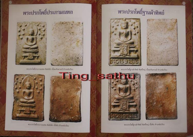 พระปรกโพธิ์ฐานผ้าทิพย์ พิมพ์ใหญ่ เนื้อผงธูปหลังเรียบ หลวงปู่ทิม วัดละหารไร่ ประธานปรกปลุกเสก ออกวัดไผ่ล้อม จ.ระยอง รูปที่ 7