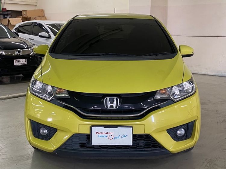 Honda Jazz 2014 1.5 SV i-VTEC Sedan เบนซิน ไม่ติดแก๊ส เกียร์อัตโนมัติ เหลือง