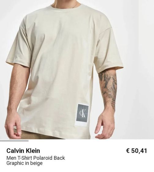 เสื้อยืด CALVIN KLEIN แท้ 🖤 ป้ายห้อย