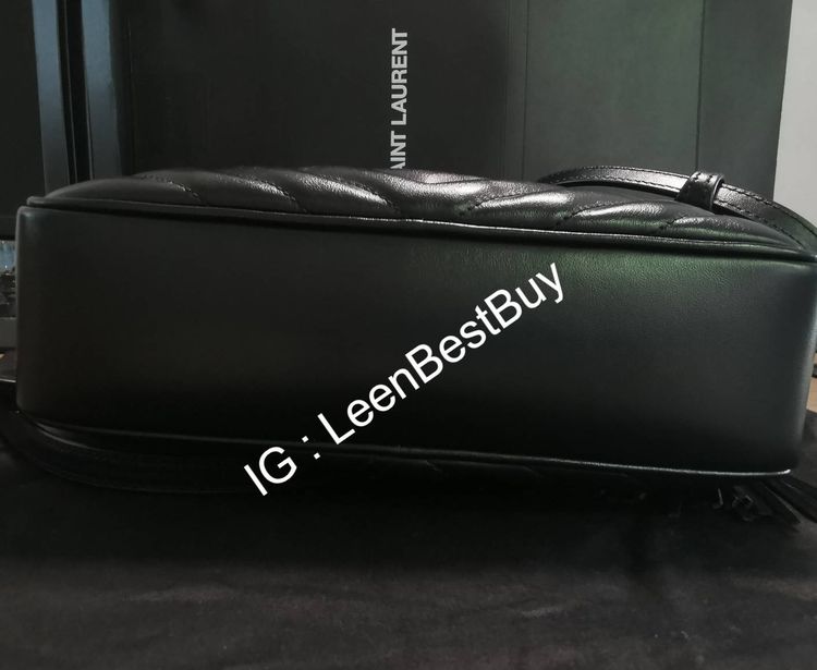 กระเป๋าสะพาย YSL Black Lou Matelasse Leather Camera Bag รูปที่ 6