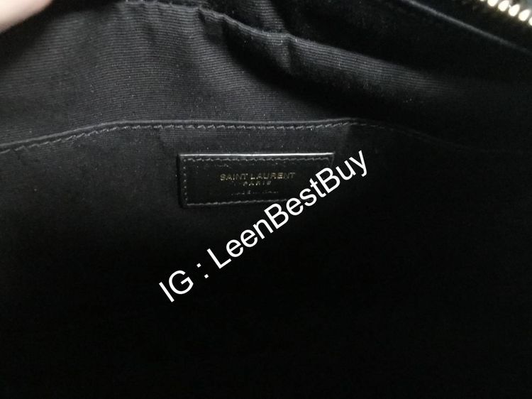 กระเป๋าสะพาย YSL Black Lou Matelasse Leather Camera Bag รูปที่ 9