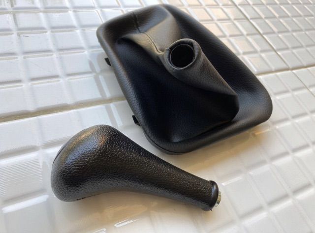 ฝาครอบ หัวเกียร์ Benz W123 W126 เกียร์ธรรมดา 4 เกียร์ พร้อมปลอกหนัง รูปที่ 4