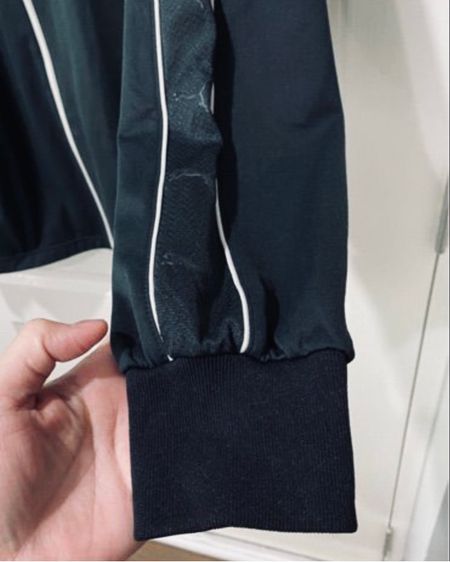 เสื้อวอร์มสีดำแถบปั้มlogo แบรนด์ Puma รูปที่ 3