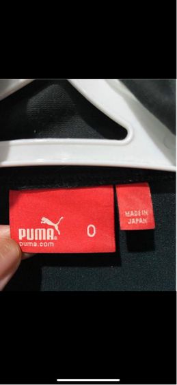 เสื้อวอร์มสีดำแถบปั้มlogo แบรนด์ Puma รูปที่ 4