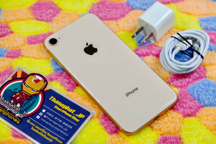 iPhone iPhone 8 64 GB 8 64GB สีทอง 💛 แบต100 เครื่องสวย มีอุปกรณ์ชาร์จให้ เครื่องศูนย์TH