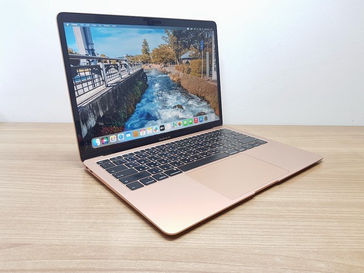 Apple Macbook Air แมค โอเอส 8 กิกะไบต์ อื่นๆ ไม่ใช่ MacbookAir (Retina13-inch, 2019) i5 1.6Ghz SSD 128Gb Ram 8Gb สี Gold คุ้มๆ น่าใช้งาน