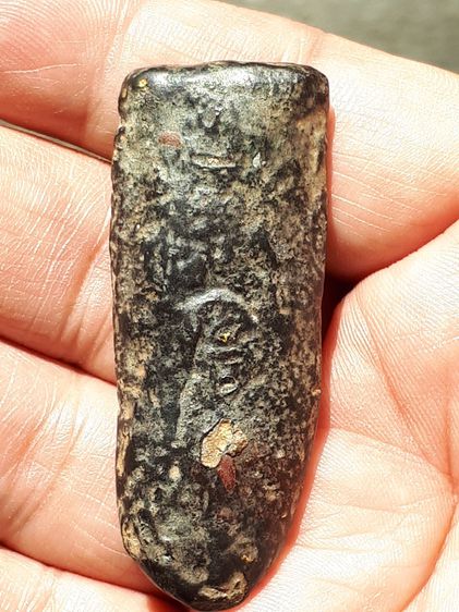 พระลีลาหนังตะลุง หลังจารยันต์ หลวงปู่เพิ่ม วัดกลางบางแก้ว จ.นครปฐม เนื้อผง จุ่มรัก ปิดทอง แห้งเก่า ขึ้นฝ้าขาว พิมพ์คม สวยเดิม น่าใช้ เพราะสร รูปที่ 6