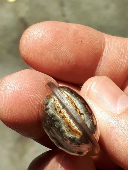 พระปิดตายันต์ยุ่ง พิมพ์บัวเศียรแหลม หลวงพ่อทับ วัดทอง บางกอกน้อย กทม. เนื้อสำริด เก่า ผิวพรุน สีจืดแล้ว พิมพ์คม ชัด มีน้ำหนัก สวย สภาพเดิมๆ รูปที่ 4