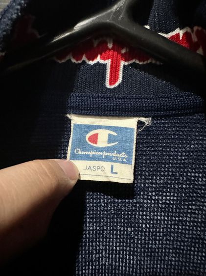 เสื้อวอร์มสีกรมแขนปักlogo แบรนด์ Champion  รูปที่ 4