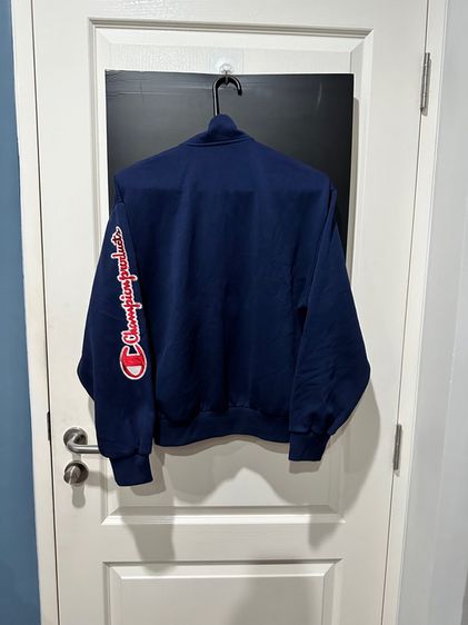 เสื้อวอร์มสีกรมแขนปักlogo แบรนด์ Champion  รูปที่ 2