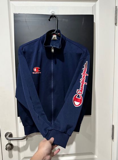 เสื้อวอร์มสีกรมแขนปักlogo แบรนด์ Champion  รูปที่ 7
