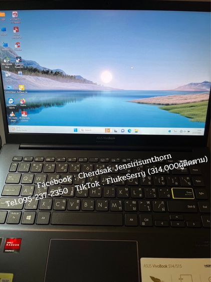 วินโดว์ อื่นๆ USB ไม่ใช่ (มือ2) ASUS Vivobook 14 (D413DA) Notebook ( โน๊ตบุ๊ค ) 14" FHD AMD Ryzen™ 3 3250U RAM4GB SSD512GB W10Home