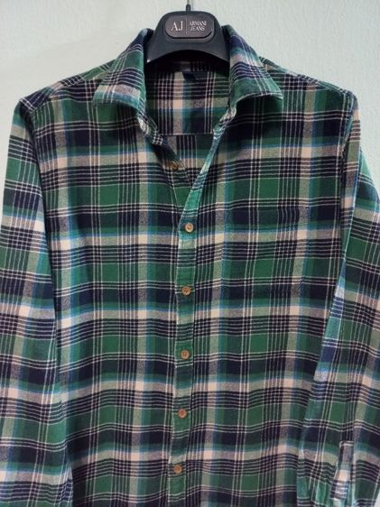 🌈เสื้อเชิ้ตแขนยาว เสื้อเชิ้ตลายสก็อต แบรนด์ UNIQLO(ยูนิโคล่)❗️แบรนด์แท้💯 รูปที่ 4