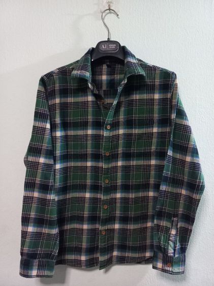 🌈เสื้อเชิ้ตแขนยาว เสื้อเชิ้ตลายสก็อต แบรนด์ UNIQLO(ยูนิโคล่)❗️แบรนด์แท้💯 รูปที่ 3