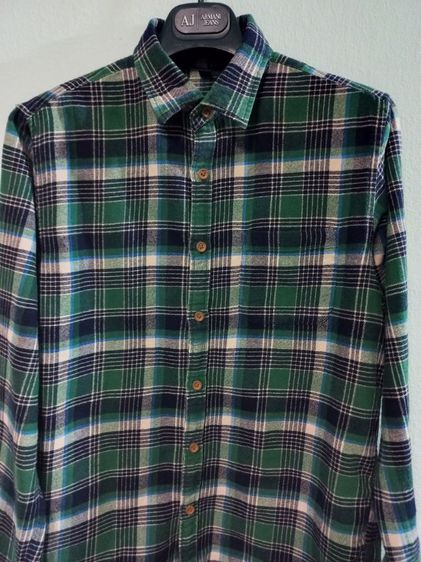 🌈เสื้อเชิ้ตแขนยาว เสื้อเชิ้ตลายสก็อต แบรนด์ UNIQLO(ยูนิโคล่)❗️แบรนด์แท้💯 รูปที่ 2