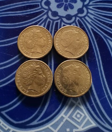 เหรียญ 2 ดอลลาร์ elizabeth ที่ 2 ค.ศ 2006 - 2009 ประเทศอังกฤษ ชุด 4 เหรียญ