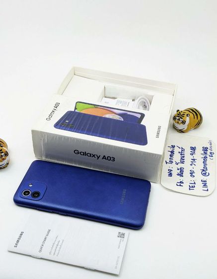 อื่นๆ 64 GB ขาย  เทิร์น Samsung Galaxy A03 Blue Ram 4 Rom 64 ศูนย์ไทย สภาพสวย อุปกรณ์ครบยกกล่อง ประกันเหลือ เพียง 2,990 บาท ครับ
