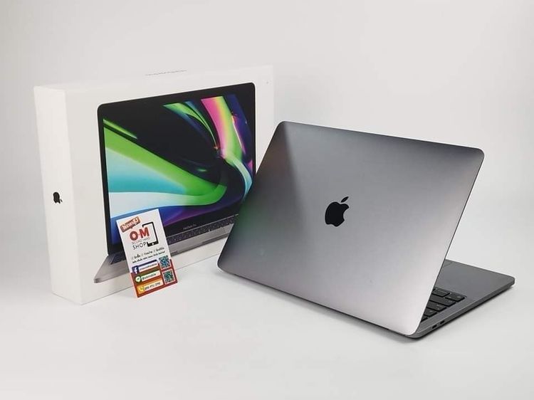 MacBook Pro 13" 2020 M1 Ram8 SSD256 ศูนย์ไทย ครบกล่อง เพียง 27,900 บาท 