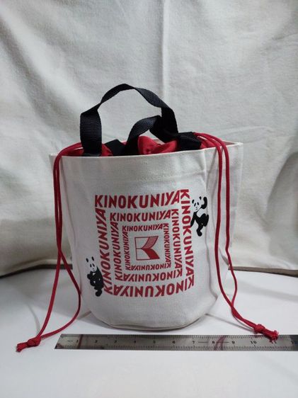 อื่นๆ ผ้า ไม่ระบุ ขาว กระเป๋าถือพร้อมถุงเก็บอุณหภูมิแบรนด์.Kinokuniya