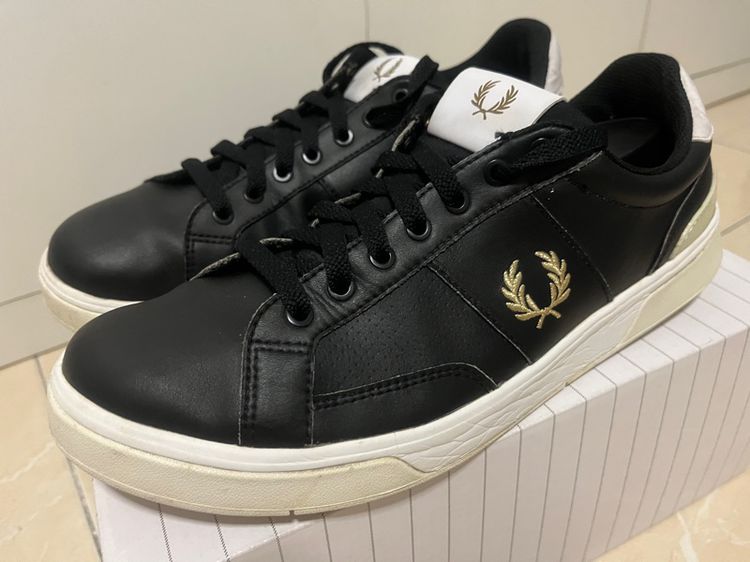 Fred Perry leather black