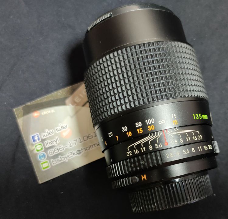 อื่นๆ Lens AUTO CHINON 135mm f2.8