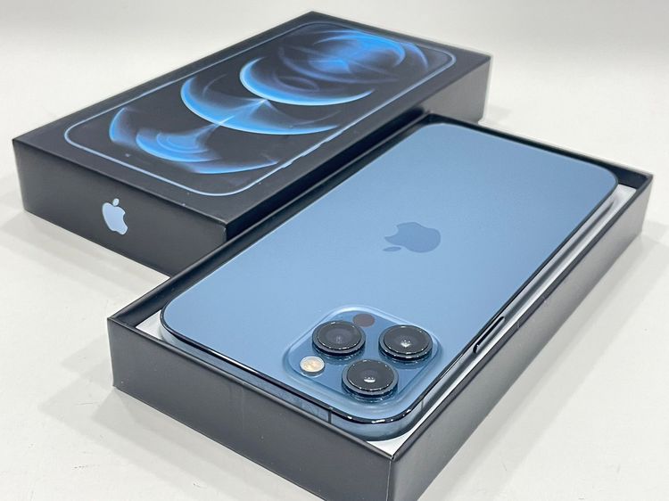 256 GB ปิดแล้ววววว iPhone 12 Pro Max สีฟ้า 256GB แบต83 เครื่องเดิมๆ ปกติทุกอย่าง ราคาถูกมากๆ