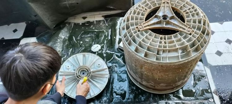 รับซ่อมล้างเครื่องซักผ้า รูปที่ 11