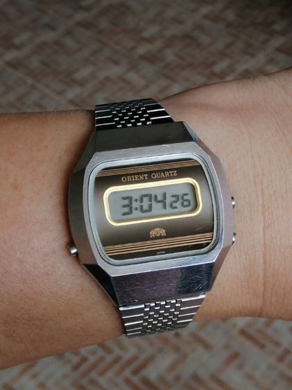 เงิน 🔥🇯🇵ORIENT​ digital watch​ vintage 70s🇯🇵🔥
