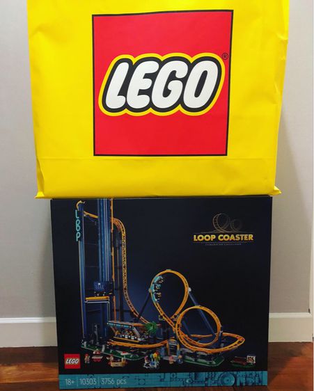ตัวต่อ เลโก้ จิ้กซอว์ Lego เลโก้ รถไฟเหาะ Loop Coaster ของใหม่ ยังไม่ได้แกะกล่อง 10303 tbd-icons-fairground-2022 v29 