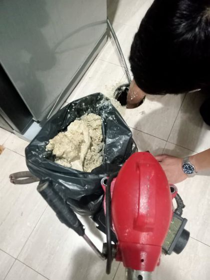 ทะลวงท่อ ท่อตัน ซิงค์ล้างจาน   รูปที่ 2