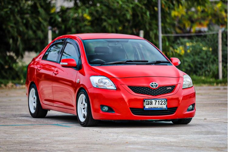 Toyota Vios 2008 1.5 J Sedan เบนซิน ไม่ติดแก๊ส เกียร์อัตโนมัติ แดง