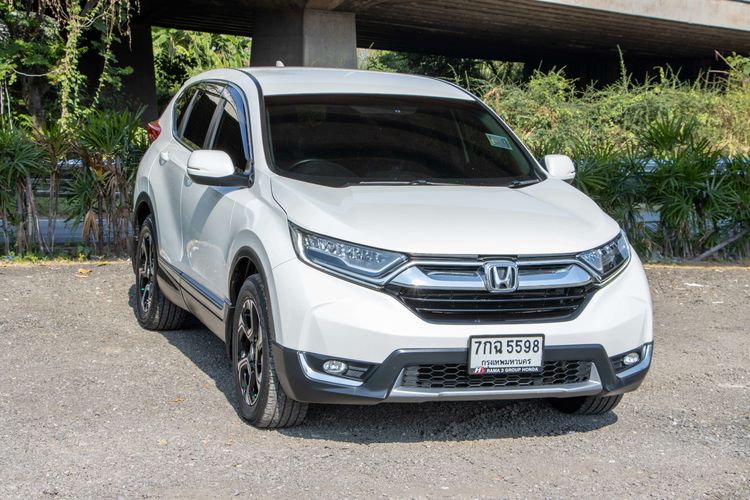 Honda CR-V 2018 2.4 EL 4WD Utility-car เบนซิน ไม่ติดแก๊ส เกียร์อัตโนมัติ ขาว