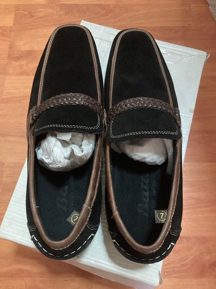 รองเท้า loafer สีดำ ไซส์ 7 ยี่ห้อ Bata มือหนึ่ง รูปที่ 3