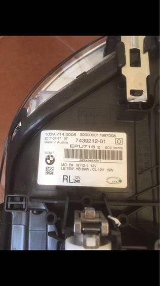 ไฟหน้าขวา BMW ซีรี่ย์5 G30 แท้มือสองญี่ปุ่น รูปที่ 2