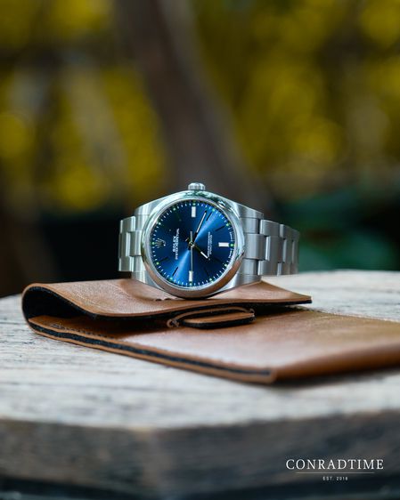 Rolex Oyster Perpetual 114300 Blue Dial 2019 39mm.