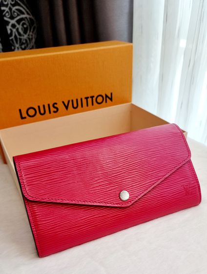อื่นๆ หนังแท้ ไม่ระบุ แดง Louis pink Epi leather sarah wallet