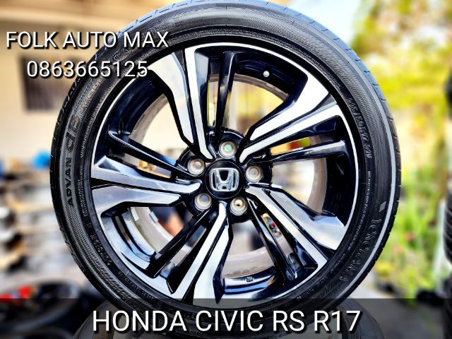 17" ปี21 ล้อ Civic RS Turbo ขอบ 17 Honda พร้อมยาง Yokohama ดอกเต็มปี 21 ราคา 15,900 บาท