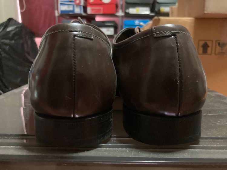 รองเท้าทำงาน ยี่ห้อ Prada สีน้ำตาล ไซส์ UK6 มือสอง Made in Italy รูปที่ 5