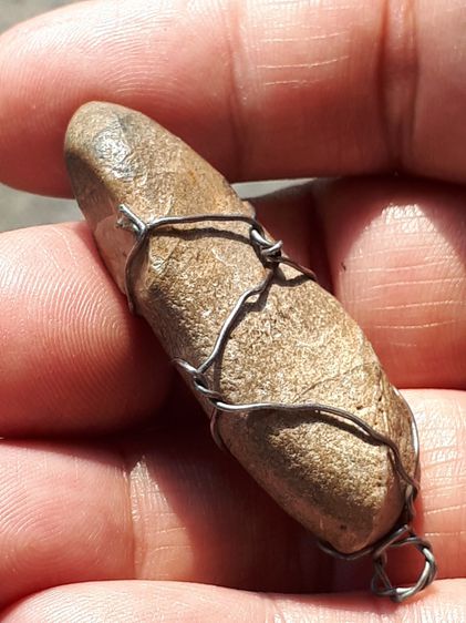 คตดักแด้ หรือ ดักแด้หิน ถักลวด ขนาดประมาณ 1.8 ซม. สีน้ำตาล เนื้อแห้ง มัน มีลายเป็นธรรมชาติ เก่ามากเป็นรูปตัวดักแด้ สภาพสวยมาก หายาก แท้รับปร รูปที่ 6