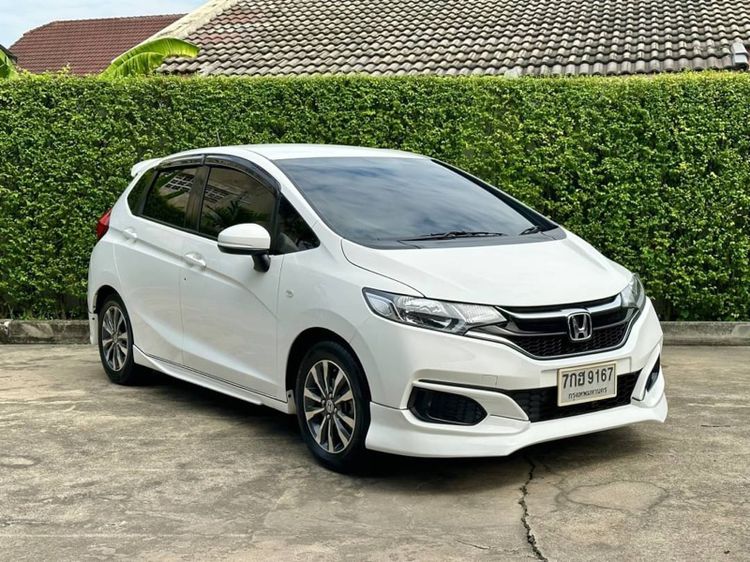 Honda Jazz 2018 1.5 S i-VTEC Sedan เบนซิน ไม่ติดแก๊ส เกียร์อัตโนมัติ ขาว