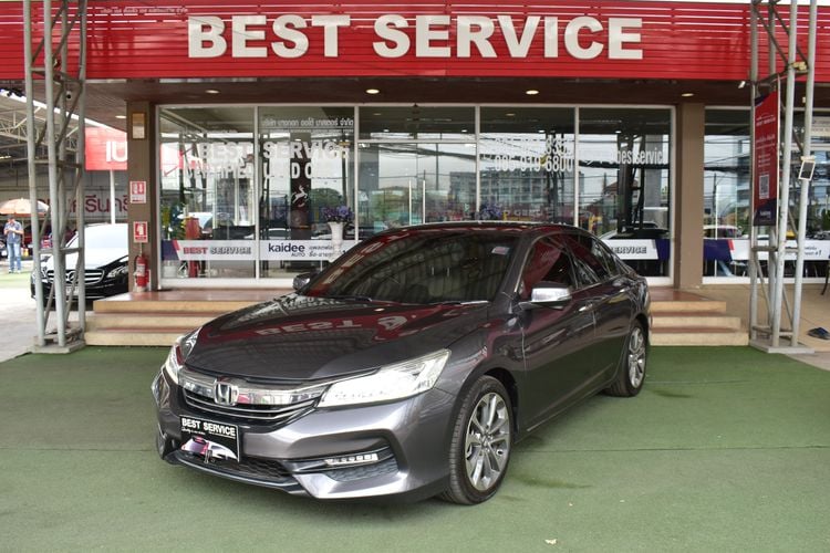 Honda Accord 2018 2.0 EL i-VTEC Sedan เบนซิน ไม่ติดแก๊ส เกียร์อัตโนมัติ เทา
