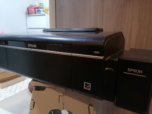 พริ้นเตอร์อิงค์เจ็ทมัลติฟังก์ชั่น ขาย Printer Epson L805 ใช้งานได้ปกติ สภาพดี