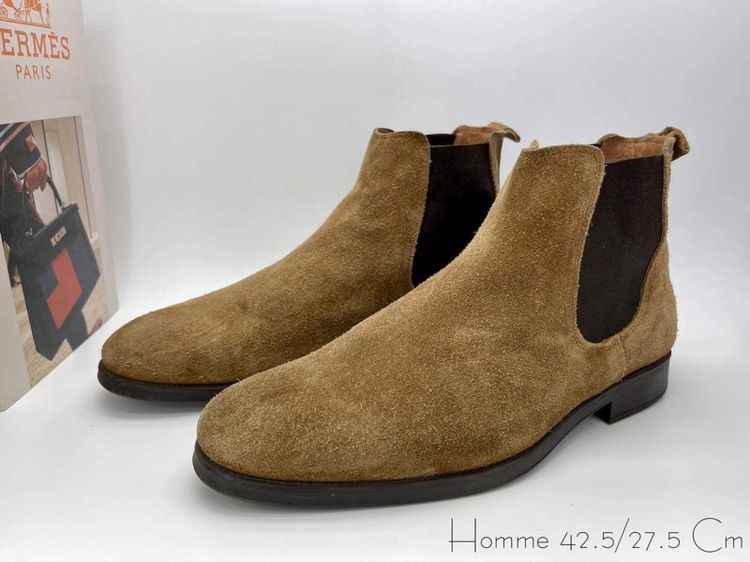 อื่นๆ รองเท้าบู๊ท หนังแท้ UK 9.5 | EU 44 | US 10 น้ำตาล Sellected boots 