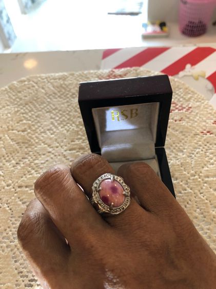 แหวนทับทิมพม่า ลายปลาคราฟ รูปที่ 5